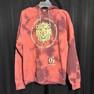 Harry Potter Hoodie size M Gryffindor Tie Dye Lion Crest Wizarding World
